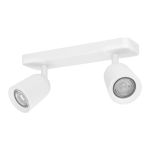 Eglo Tak Spot Camaldoli Stål Vit | Passande för 2x GU10