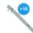 Flerpack 10x Noxion LED Allmänbruksarmatur Vattentät Armatur Poseidon V2.0 | Passande För 1x150cm LED Rör